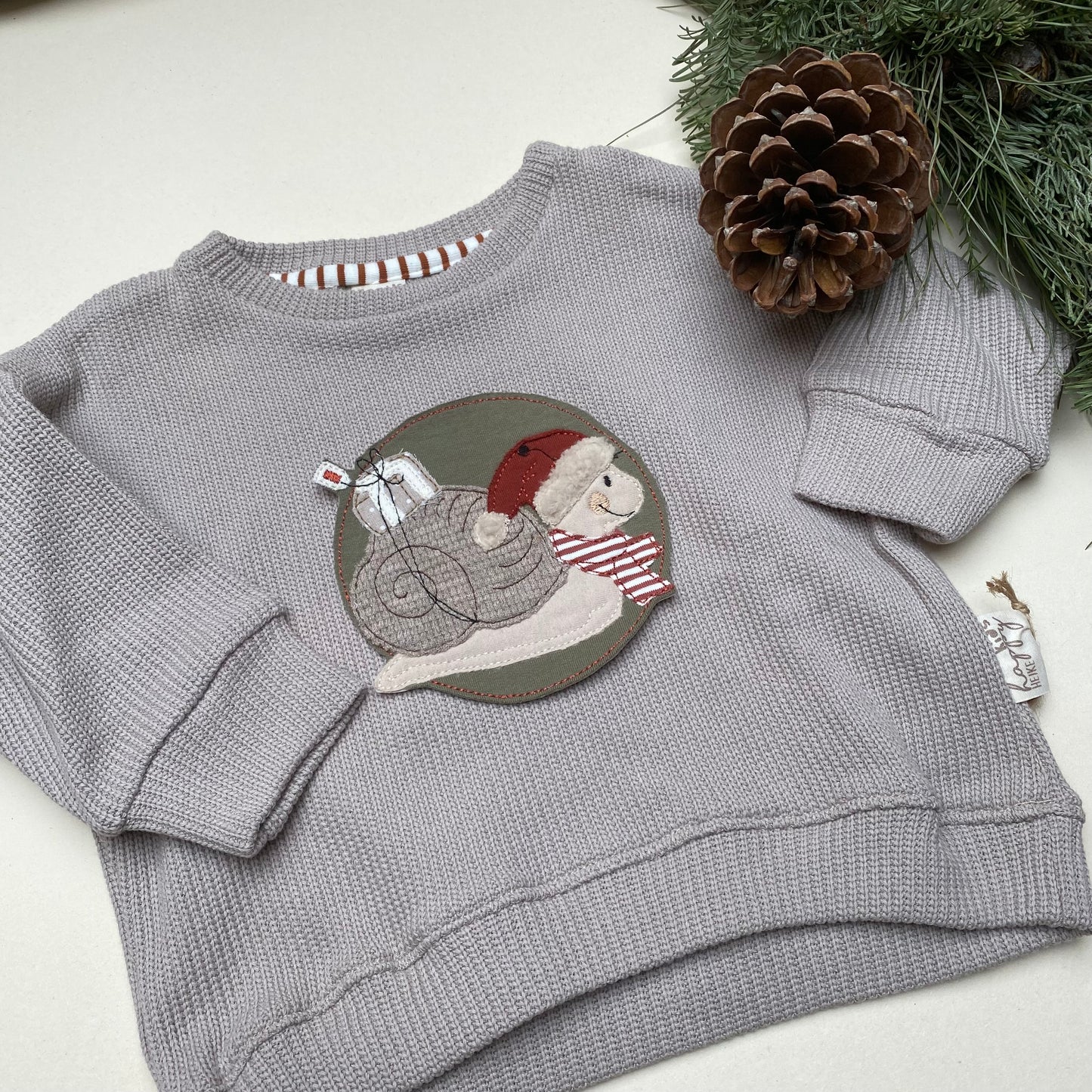 Weihnachts-Sweater Schneckenpost #LY4